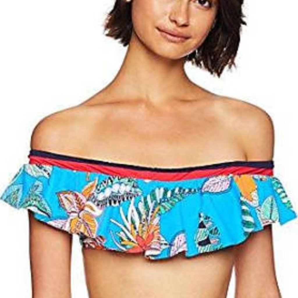 Trina Turk Off Shoulder Bikini Top Us 10
